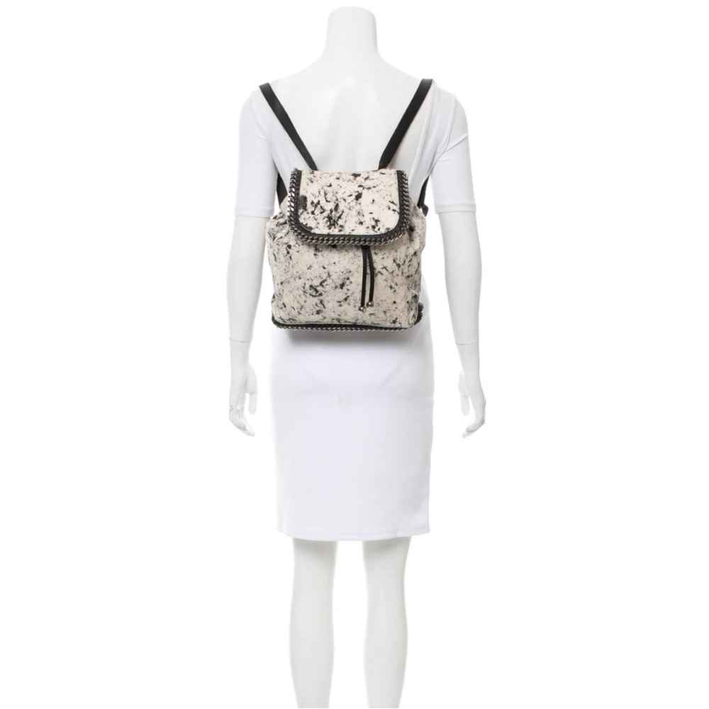 Stella McCartney splash print  Canvas and Leather Falabella Backpack